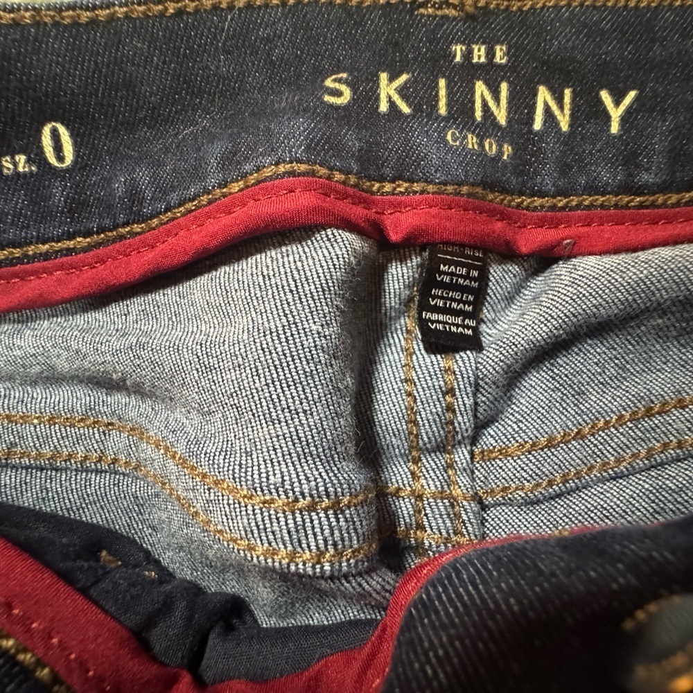 White House Black Market Dark Blue Skinny Jeans - Picture 3 of 5